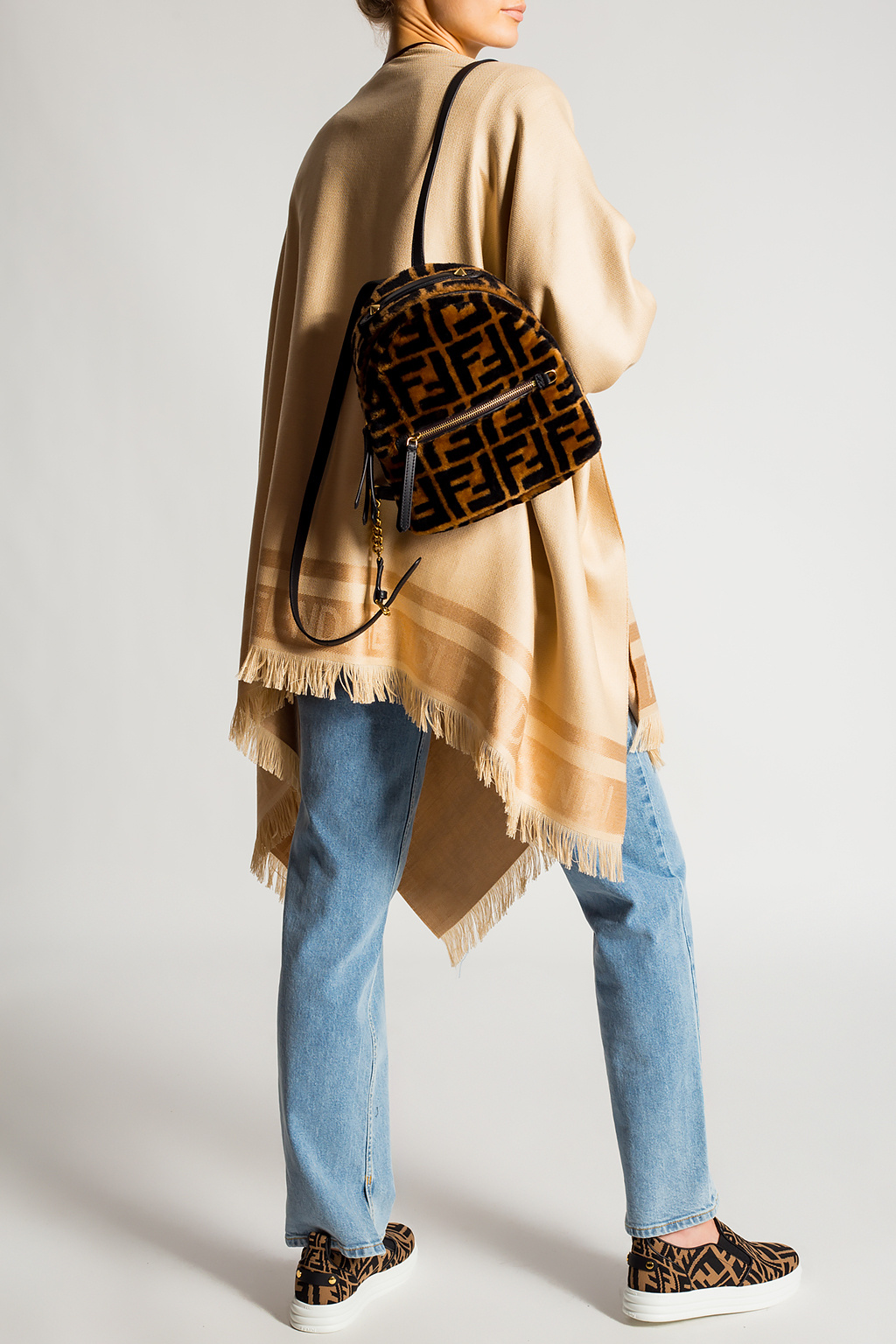 【関税&送料込】Fendi Poncho SchaferandweinerShops Japan - Fendi Kids houndstooth print